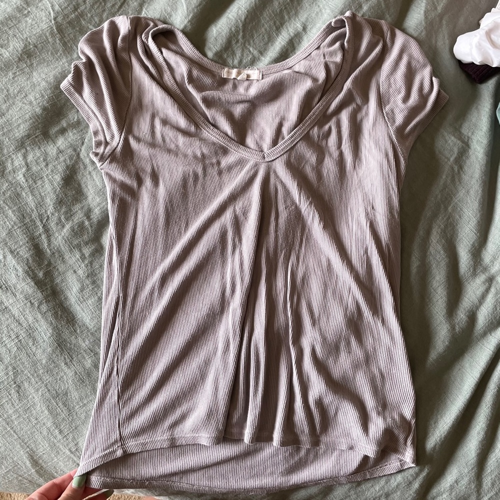 Ribbed tee